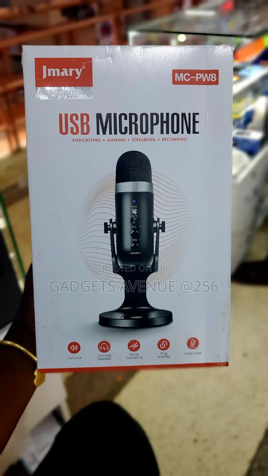 Jmary Mc-Pw8 Professional Condenser Desktop Usb Microphone.