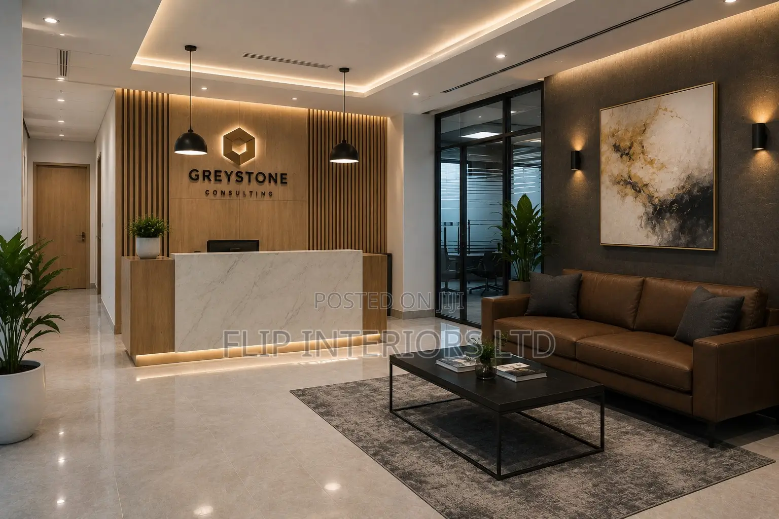 Reception Area Design and Furnishing
