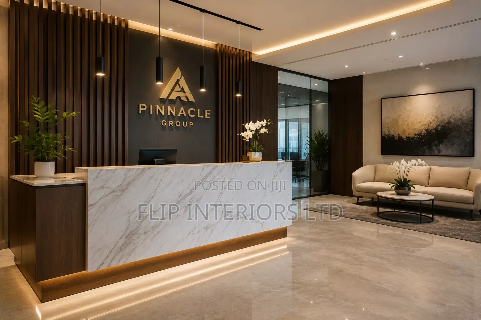 Luxury Reception Interior Furnishing Solutions