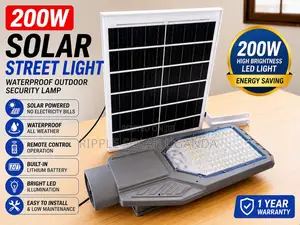 200w Solar Street Light Waterproof Outdoor Security Lamp