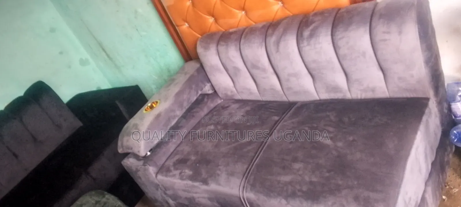 Gray Classic 2 Seater Sofa