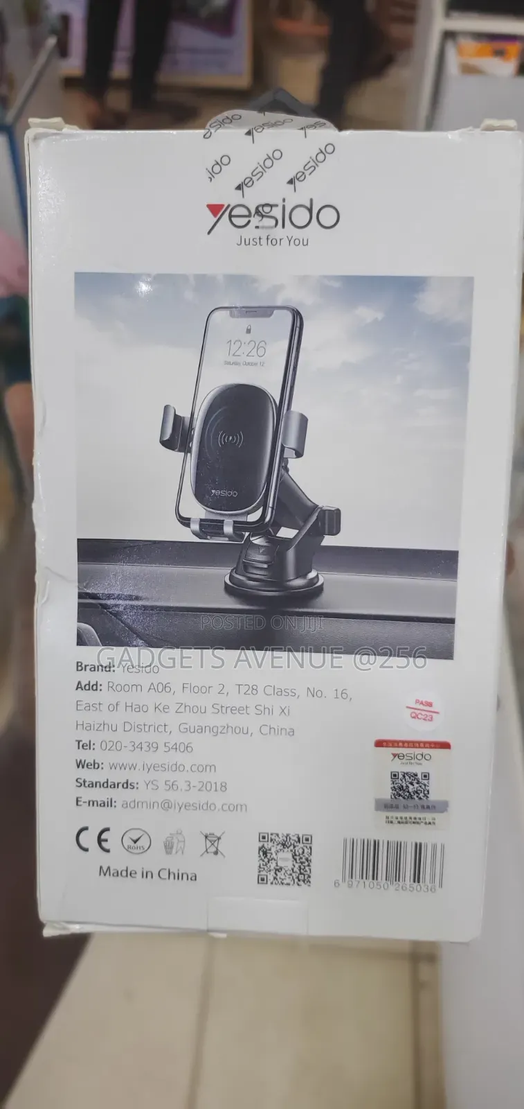 Yesido C123 Wireless Car Phone Holder