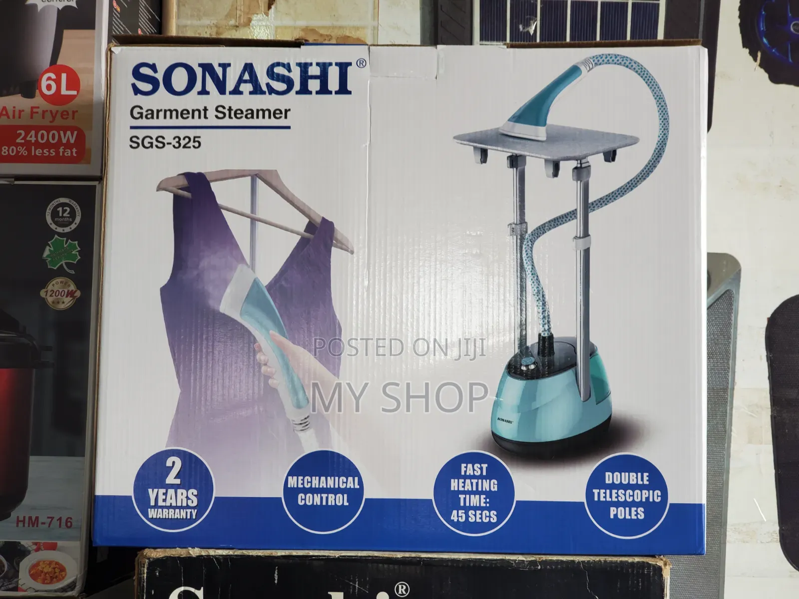 Stand Steamer for Clothes Used in Boutiques