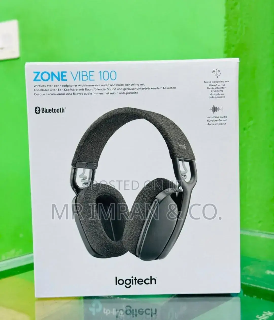Logitech Zone Vibe 100 Wireless Headphones