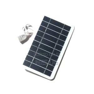 Solar Panel 5v 2w 6v Solar Phone Charger Portable With Usb Output