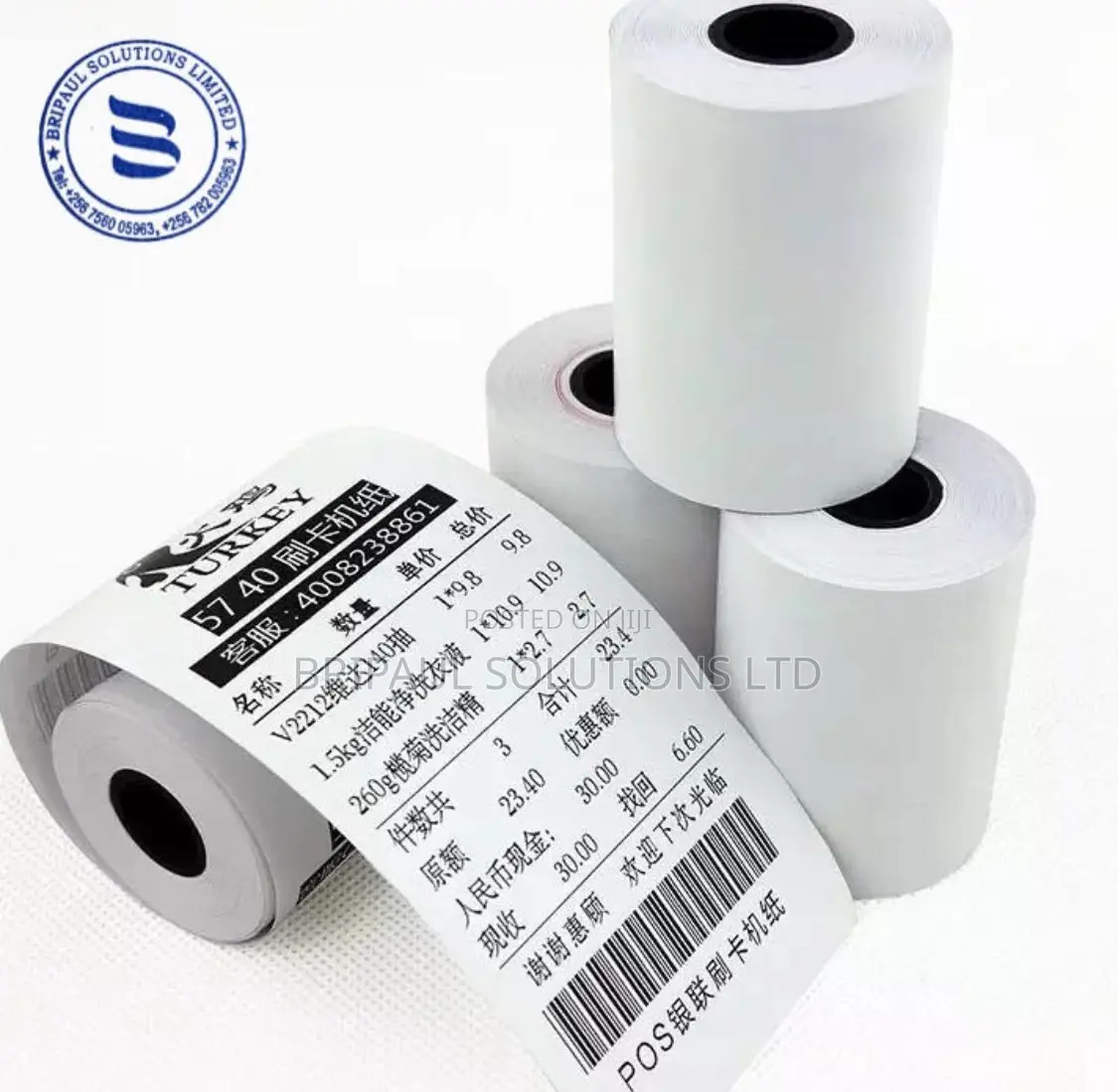 Receipt and Label Paper Rolls