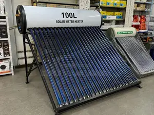 100l Solar Water Heater Vacuum Tube Hot Water System Installation