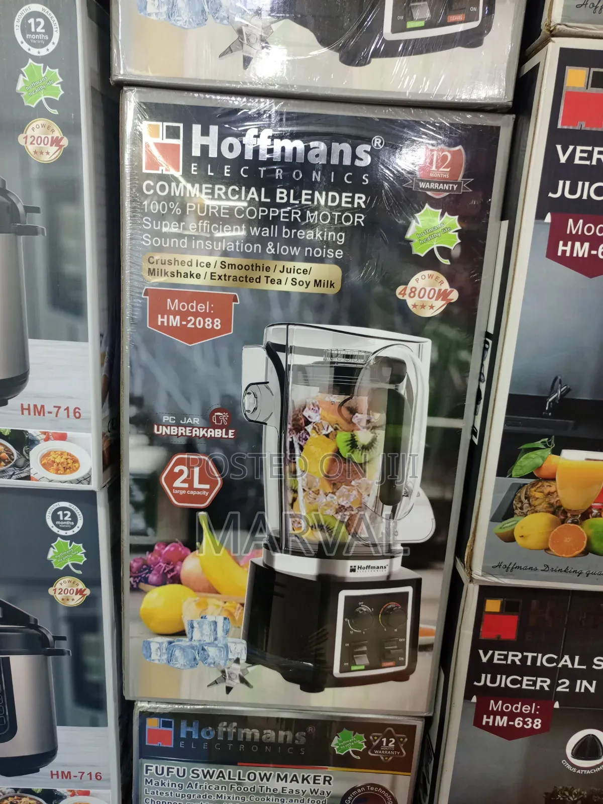 Hoffmans Hm-2088 Commercial Blender With a 2-Liter Jar