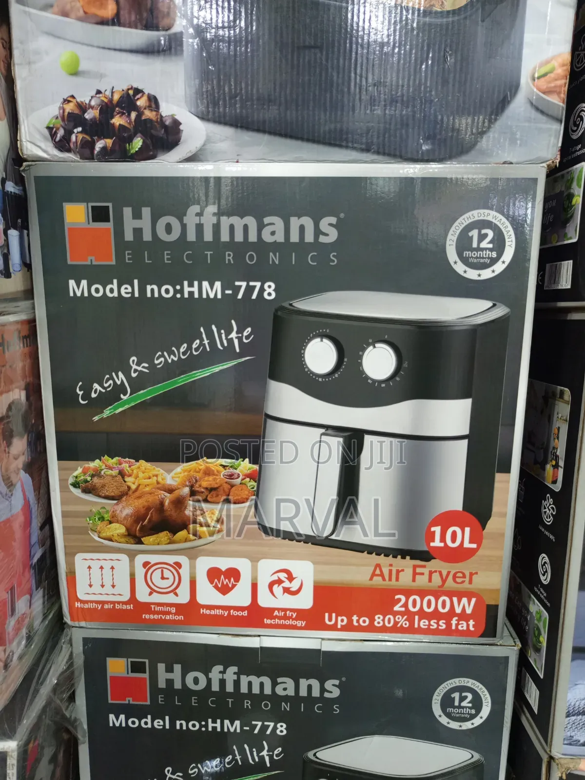 Hoffmans Hm-778 10l Air Fryer.
