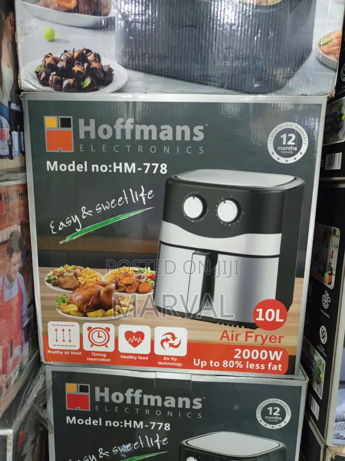 Hoffmans Hm-778 10l Air Fryer.