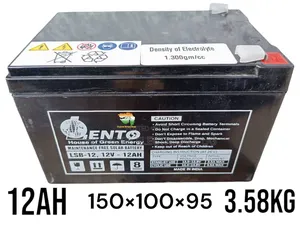SMF Lento Battery 12ah/12volts