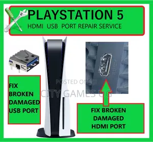 Sony Playstation 5 Ps5 Console- Fix Broken/Damaged Hdmi Port Repair