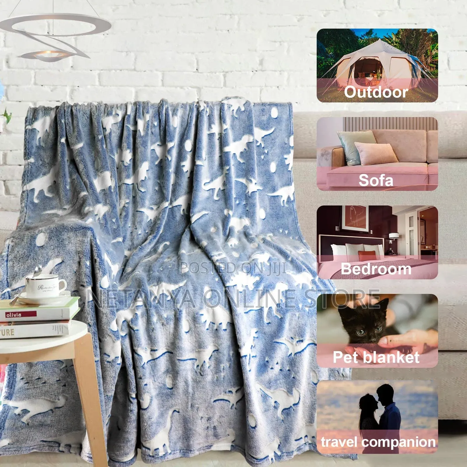 Glow In The Dark Kids Soft Blankets