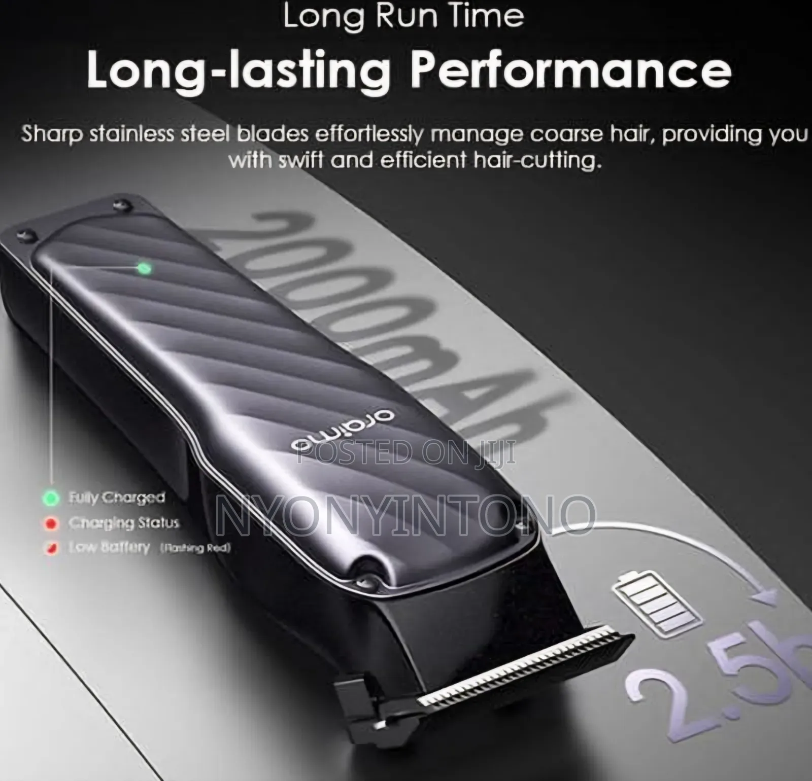 Oraimo Rechargeable Cordless Multipurpose Hair Clipper