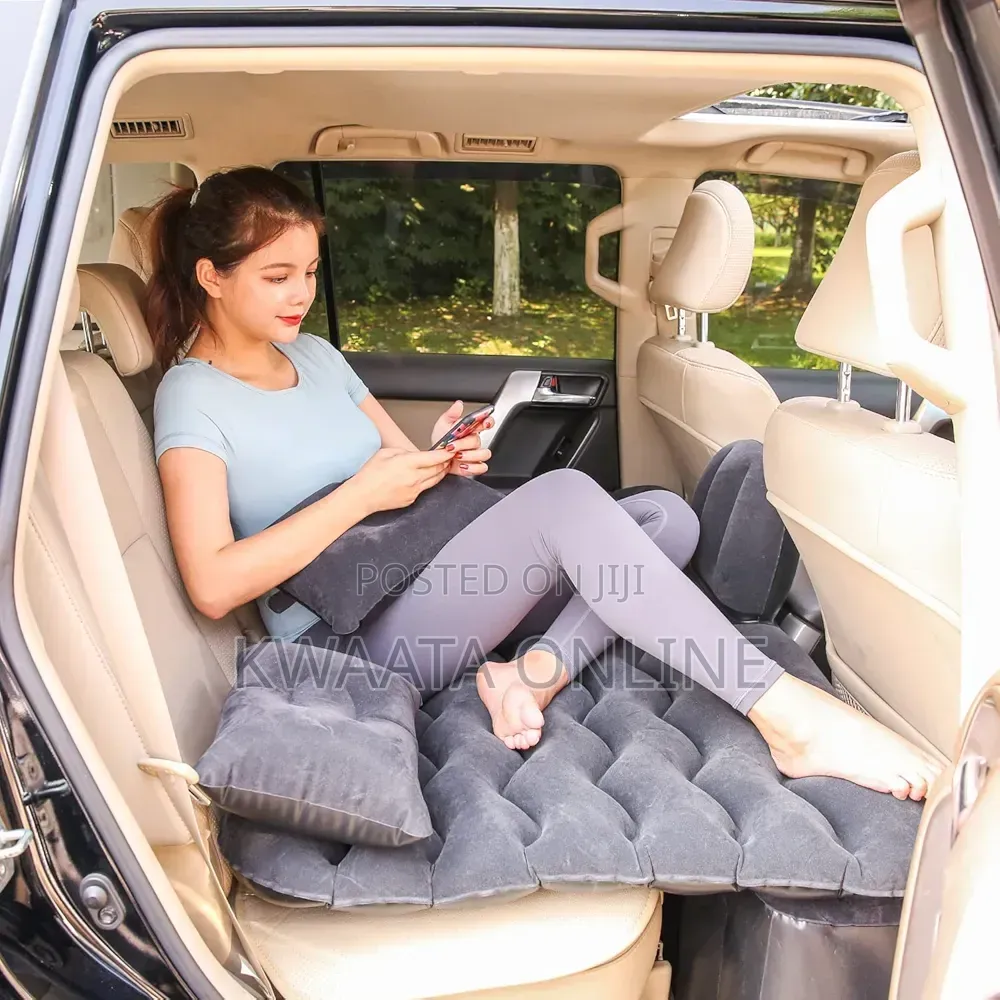 Multifunctional Inflatable Car Bed Mattress Universal Travel With Pump