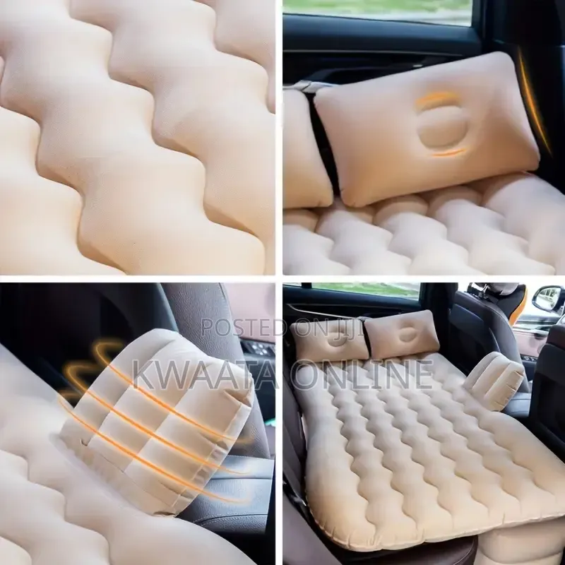 Multifunctional Inflatable Car Bed Mattress Universal Travel With Pump