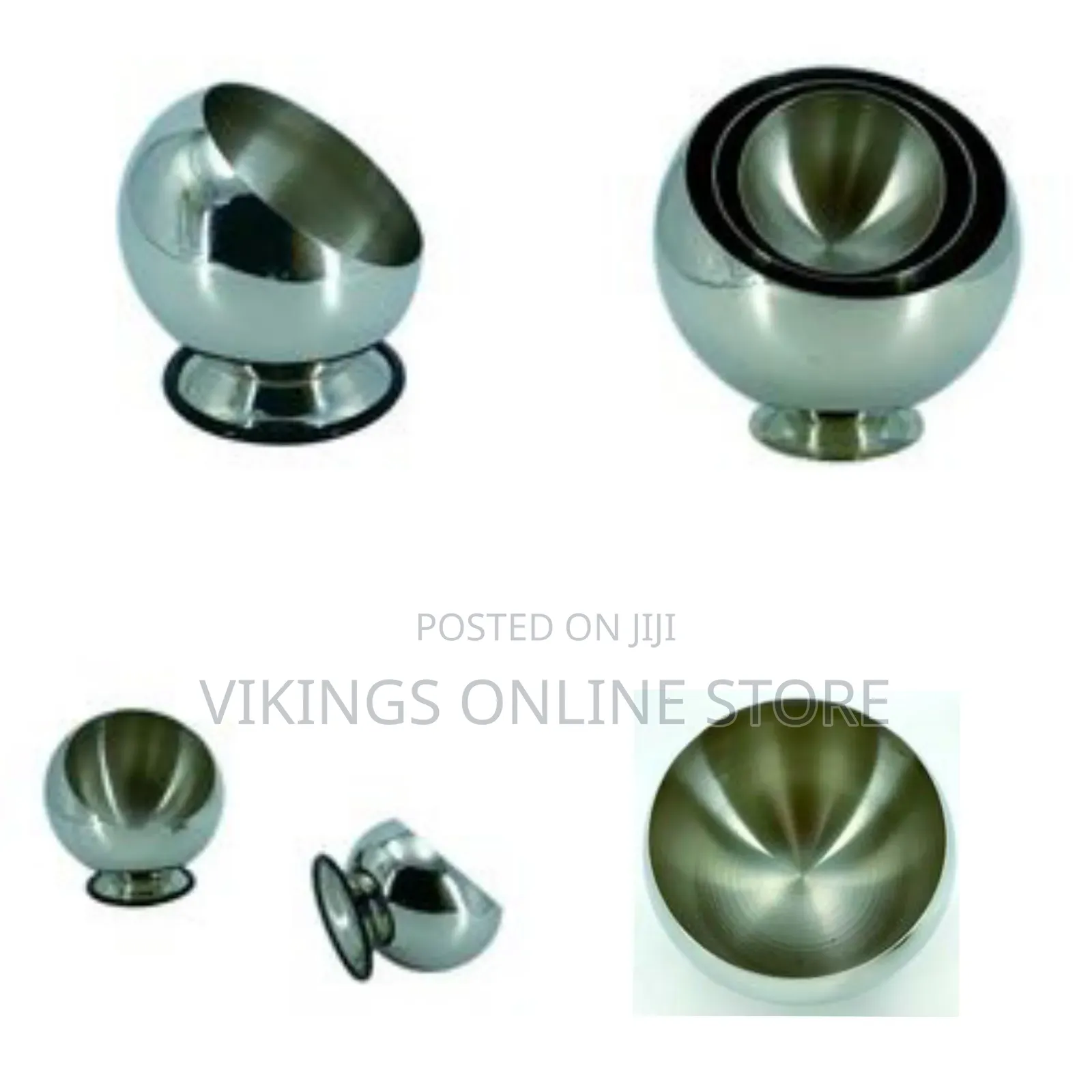 Stainless Steel Sloping Bowl With Base Bar Wine and Beer Ice Bucket