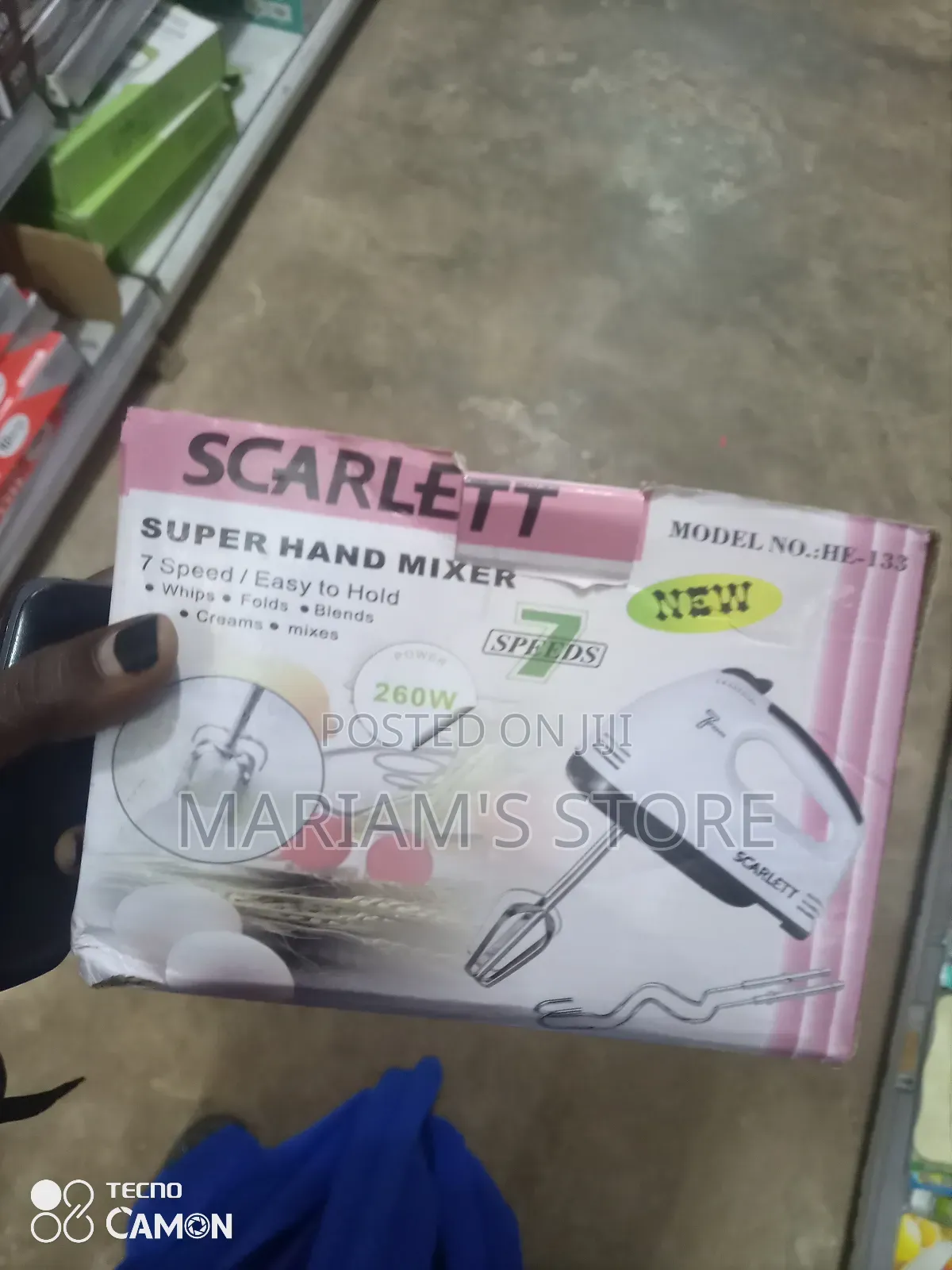 Scarlett He-133 Super Hand Mixer.