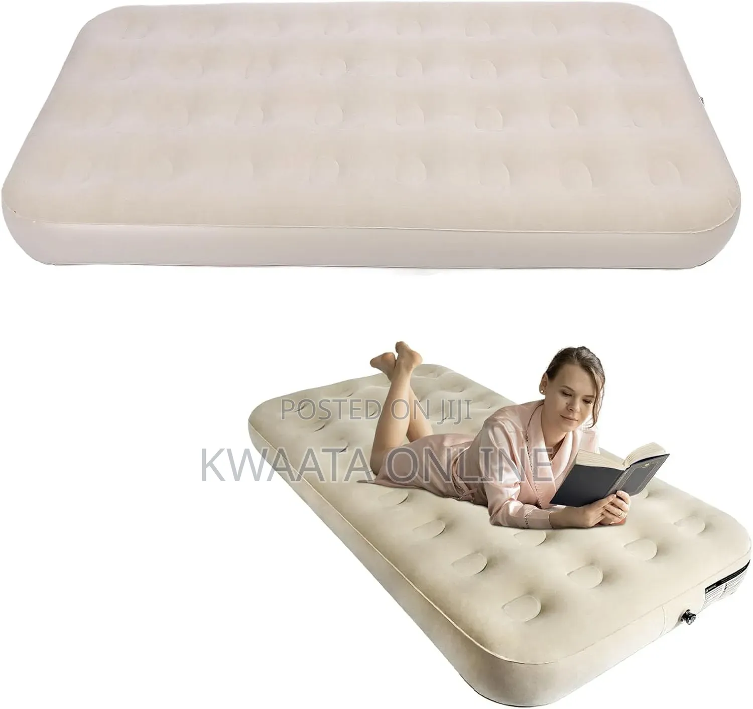 Inflatable Air Mattress,With Pump, Water Proof (5x6)/(6×6)