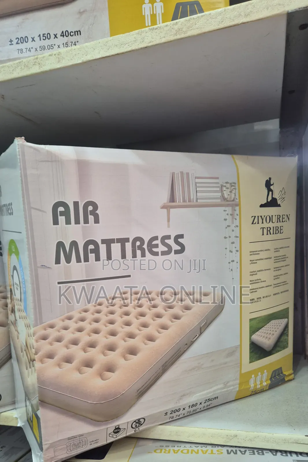 Inflatable Air Mattress,With Pump, Water Proof (5x6)/(6×6)