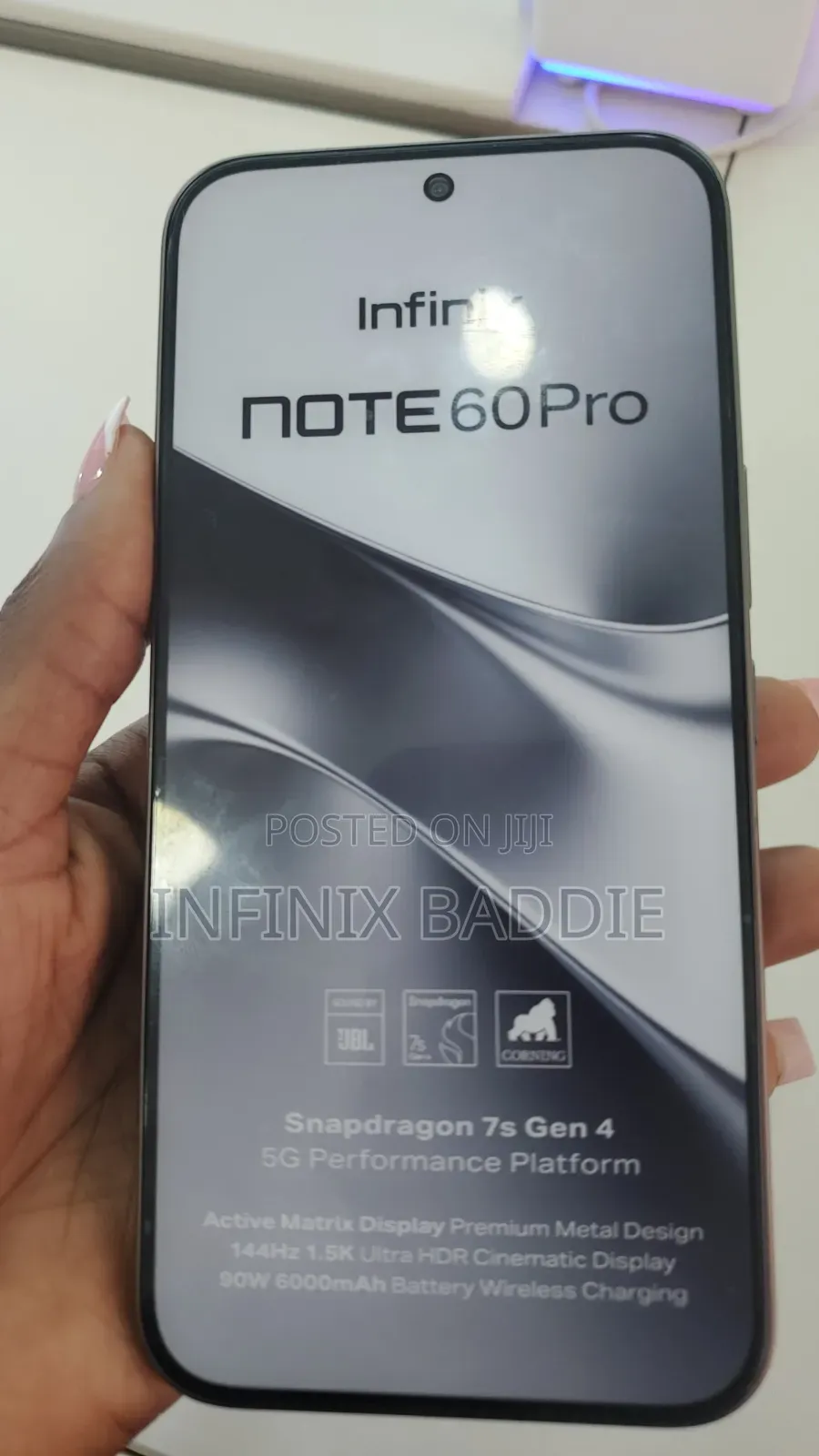 New Infinix Note 60 Pro 256 GB Silver