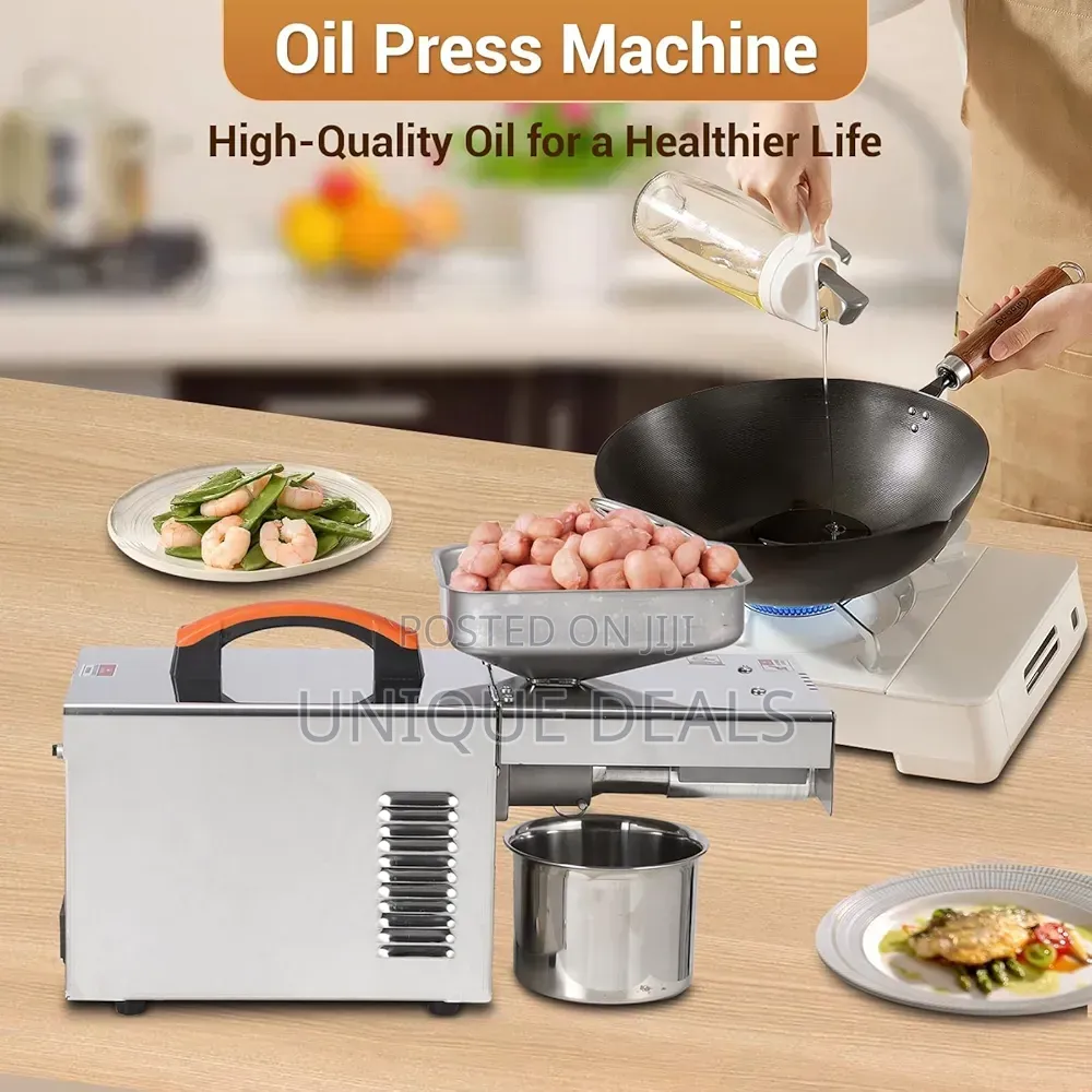 Oil Press Machine, Automatic Cold Hot Electric Oil Press Extractor