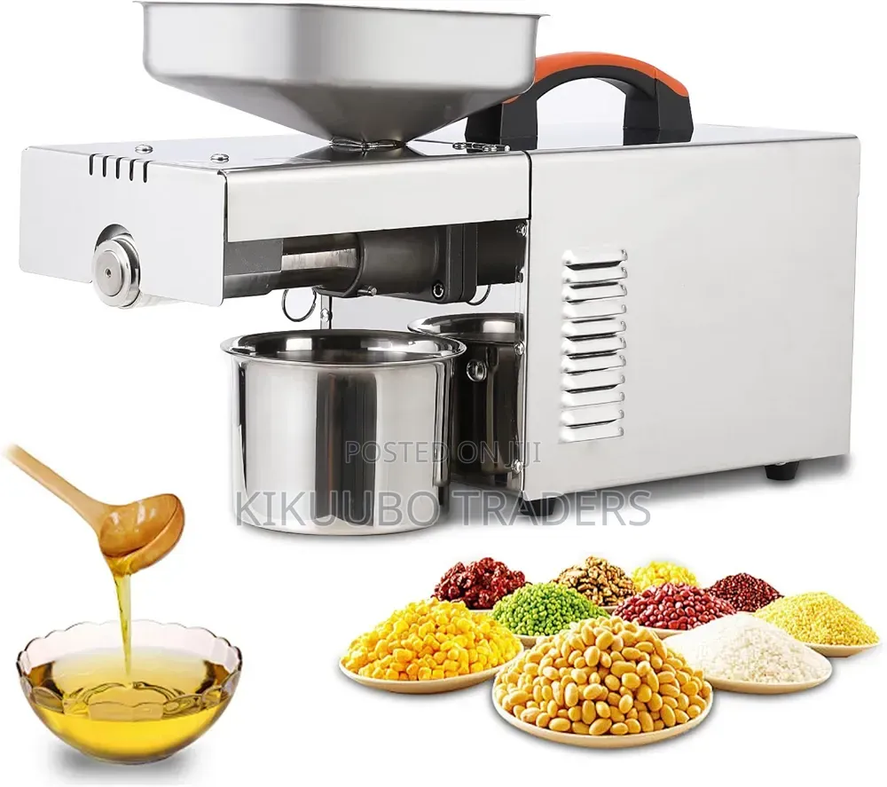 Oil Press Machine, Automatic Cold Hot Electric Oil Press Extractor,
