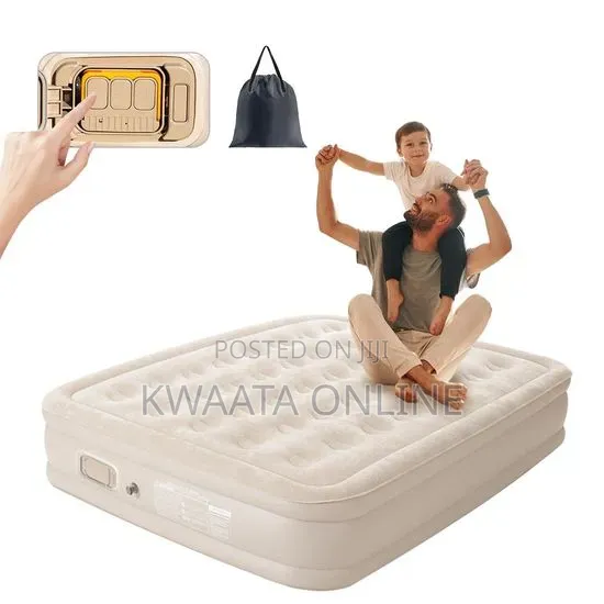 High Density Air Bed Mattress With Built-in Electric Pump, 5x6 or 6×6