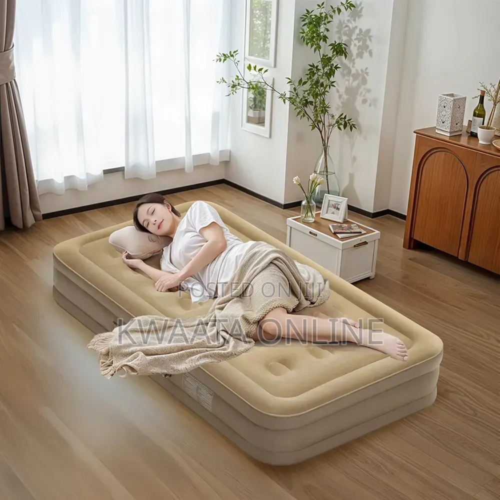 High Density Air Bed Mattress With Built-in Electric Pump, 5x6 or 6×6