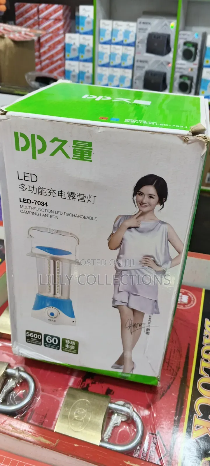Led-7034 Multi Functional Rechargeable Camping Lantern