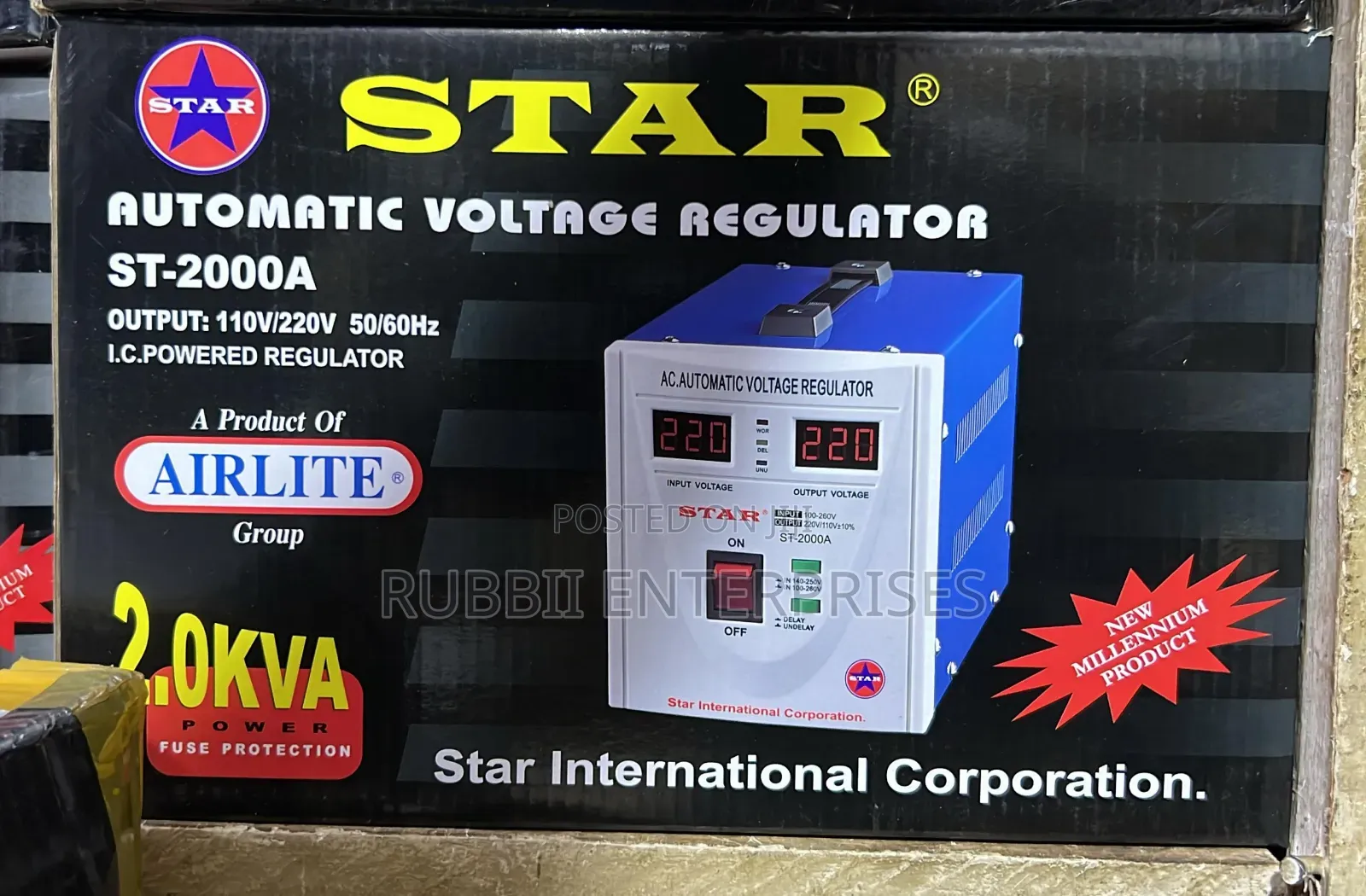 Star 2000 Watts Regulator