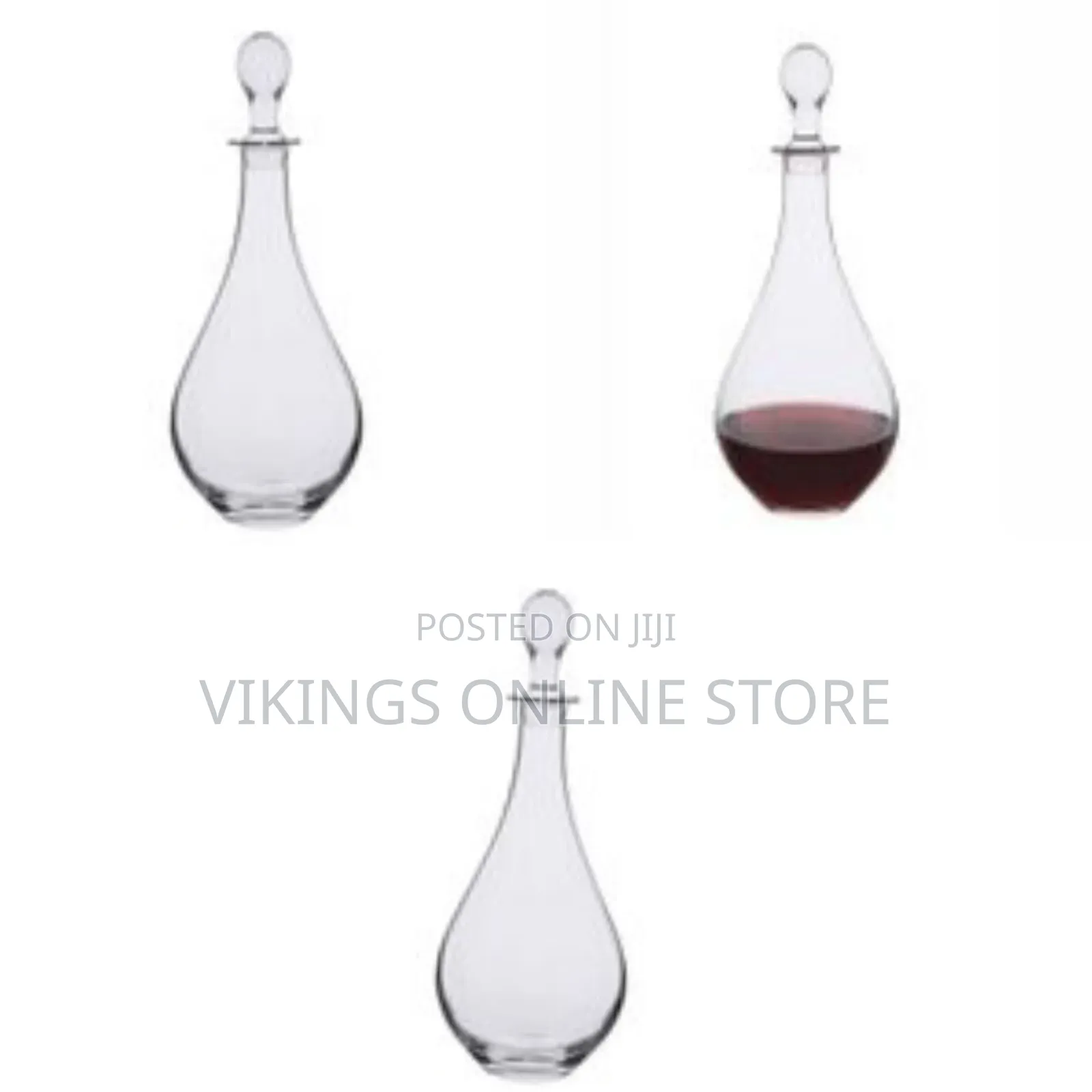 Plain Glass Wine Decanter, Perfect Wine Gift Accessories, Barware