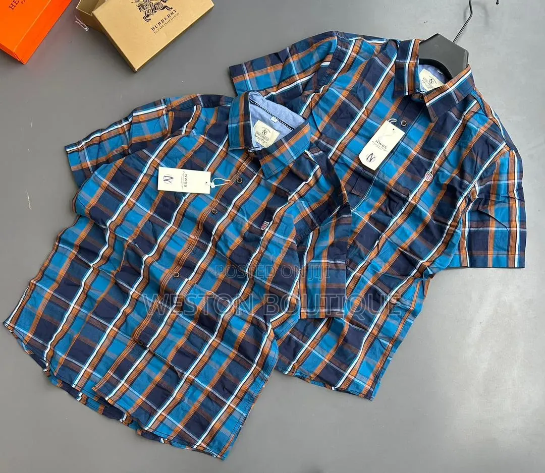Checked Men's Original Short Sleeve Shirts