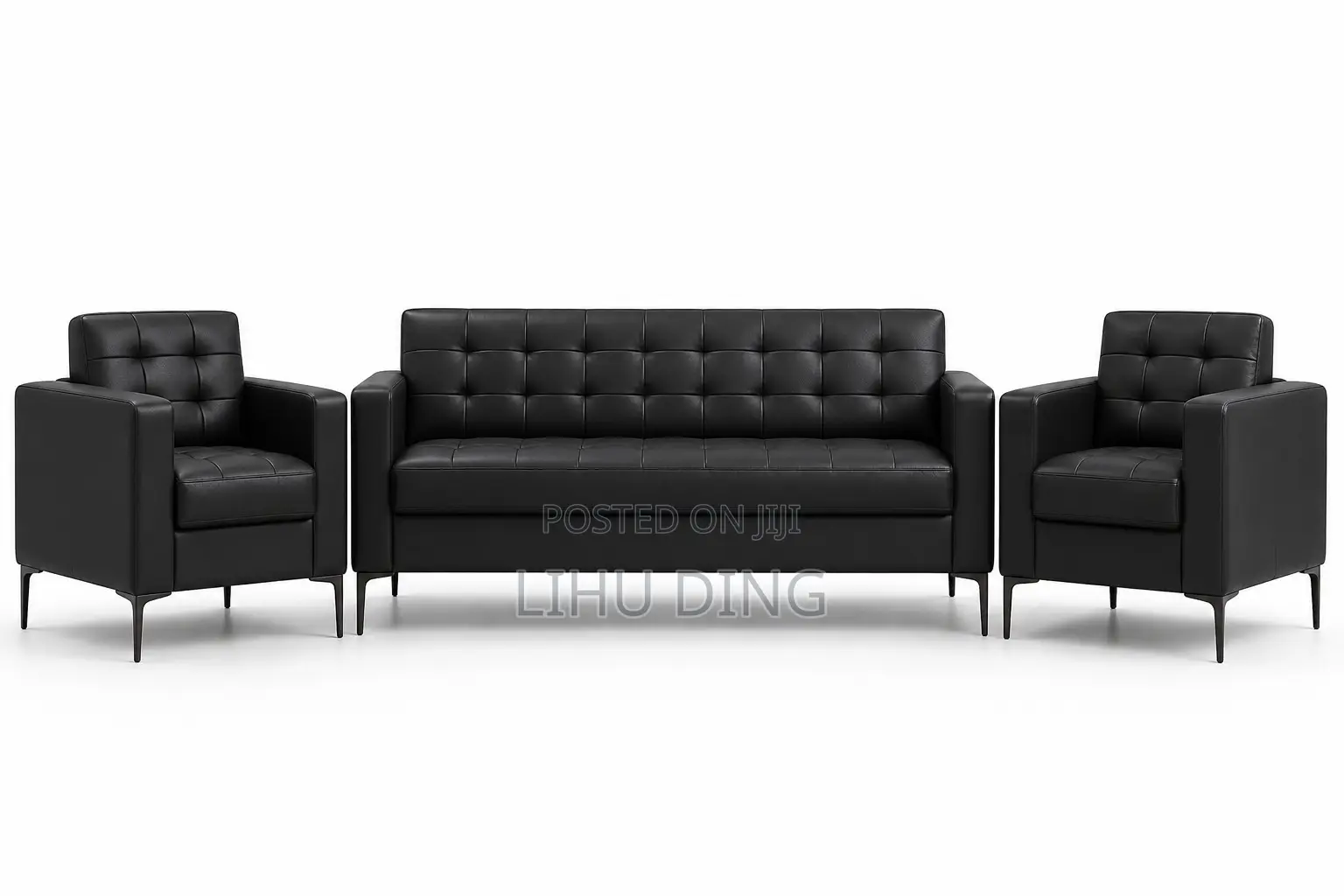 Modern Office Sofa Set 3+1+1 | Factory Direct Uganda