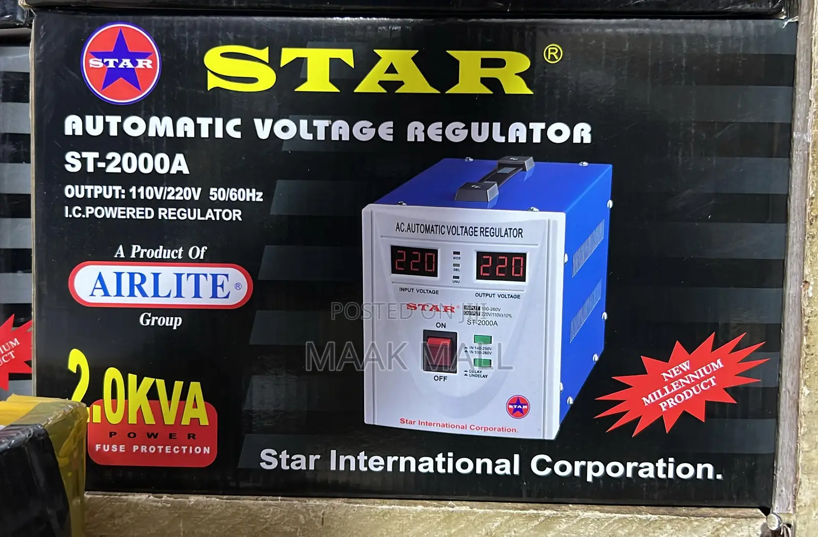 Star 2000 Watts Regulator