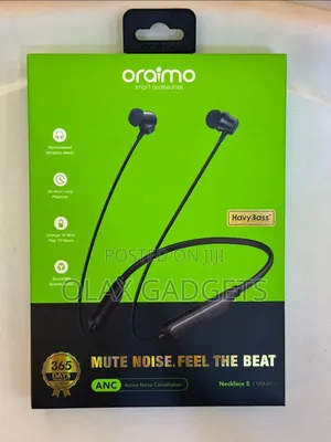 Oraimo Necklace 5 30db Noise Cancellation Call Vibration Earphones