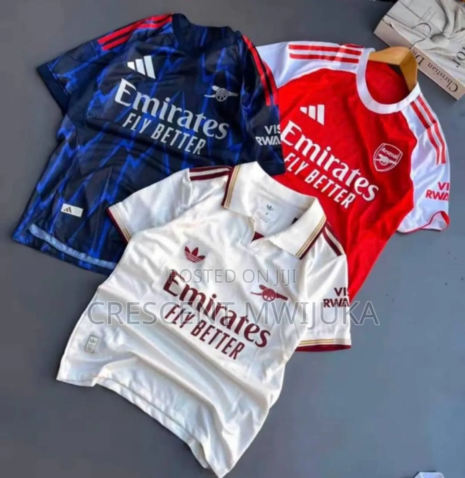 Arsenal Original Jerseys , Home and Away Kits in S, M, L, Xl, 2xl