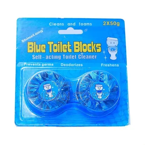 Blue Toilet Block Cleaner (Pack of 2)