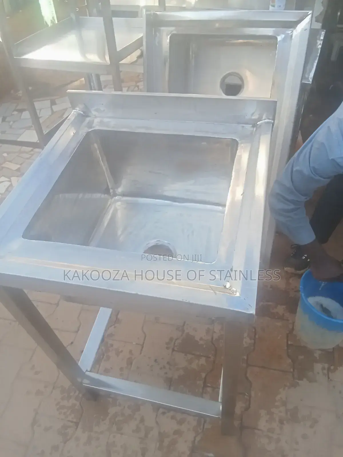 Stainless Steel Commercial Washing Sink
