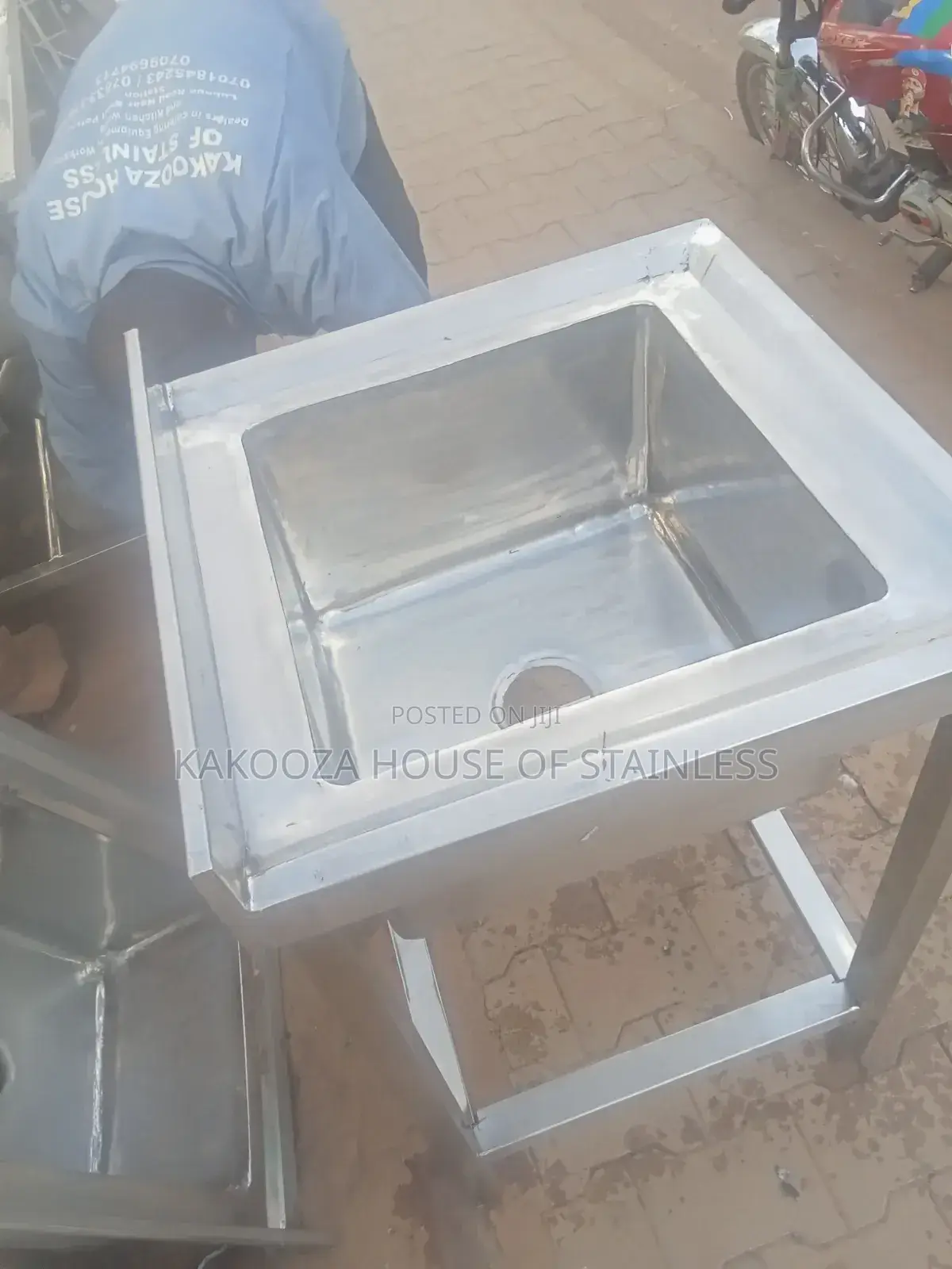 Stainless Steel Commercial Washing Sink