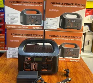 ‪ Portable Power Station, 150w - Powers Home Appliances Like Tv,