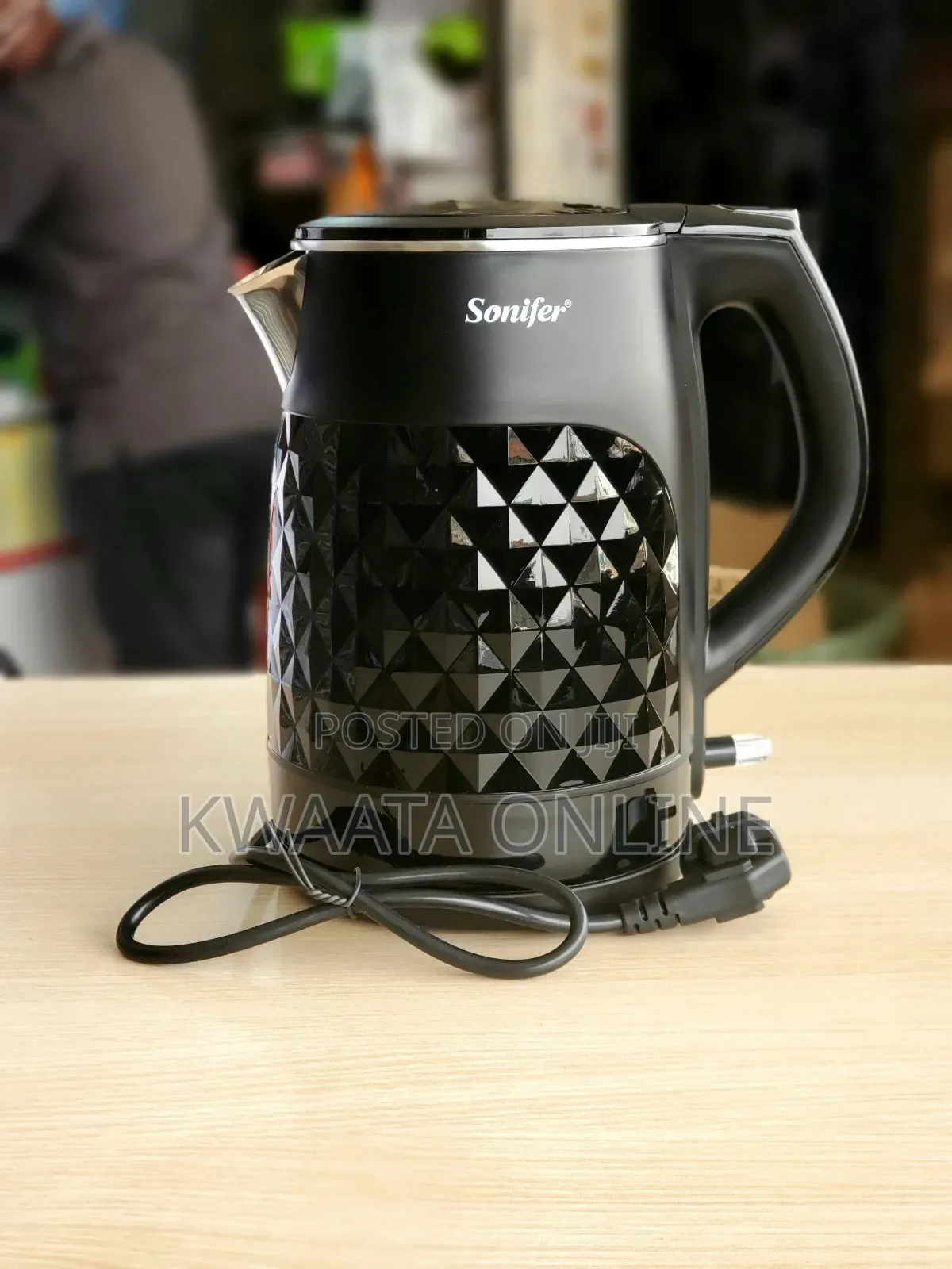 1.8l Sonifer 1850w Double Layer Electric Kettle Percolator Sf-2025b
