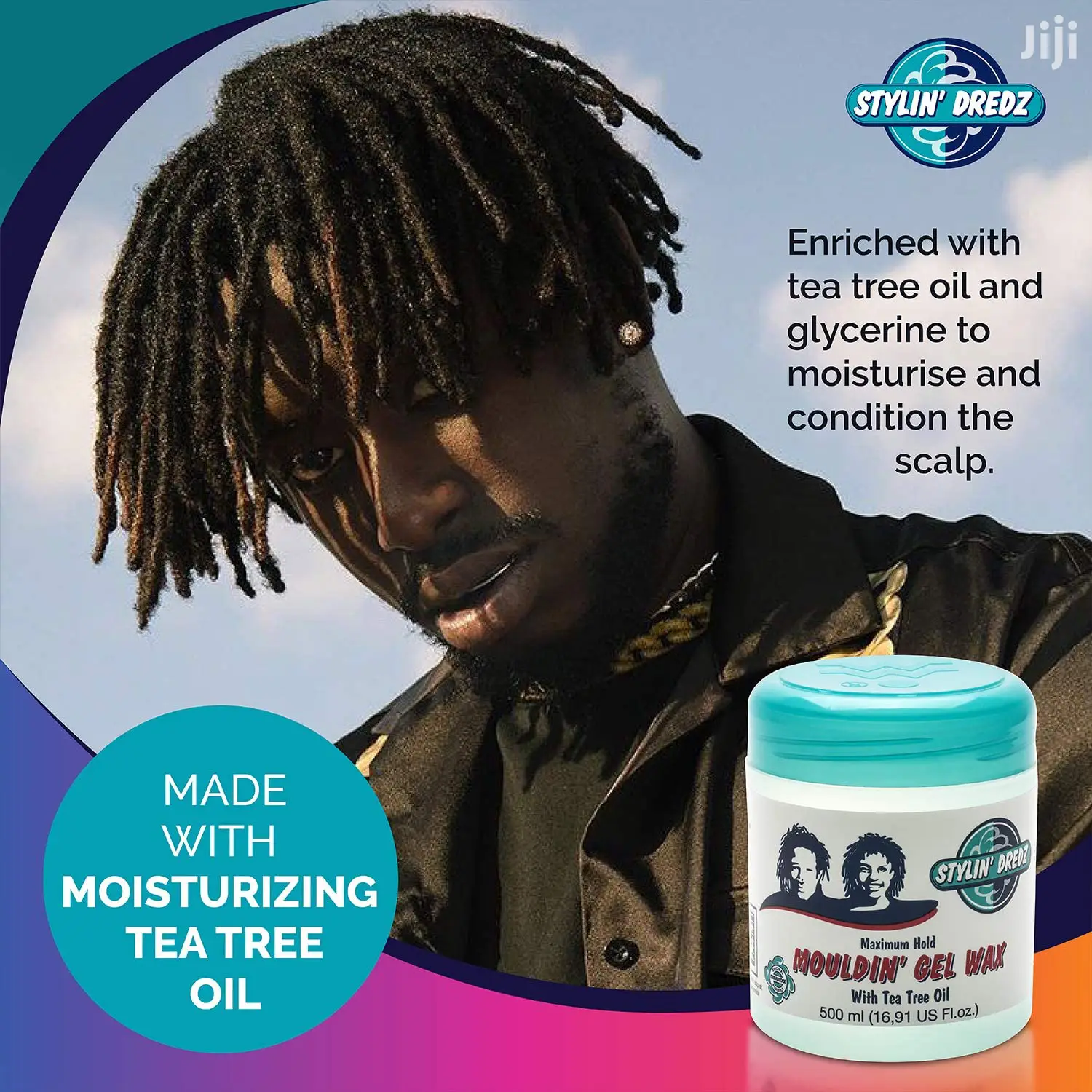 South Africa Stylin' Dredz Mouldin' Gel Wax Loc N Twist 500ml