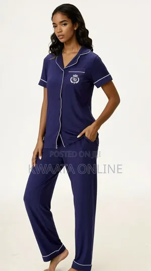 Unisex Pyjamas Set Pure Cotton Sleepwear Top Pants Loungewear