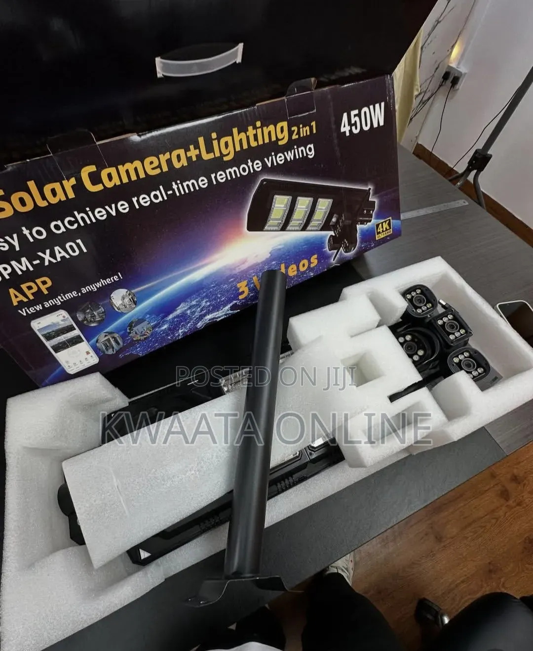 4g Sim Card Solar Powered Camera Triple 450w Led Solar Hd 12mp