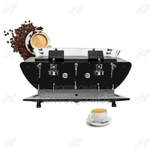 Commercial 2 Head Espresso Coffee Machine – Dual Boiler Semi-Automatic
