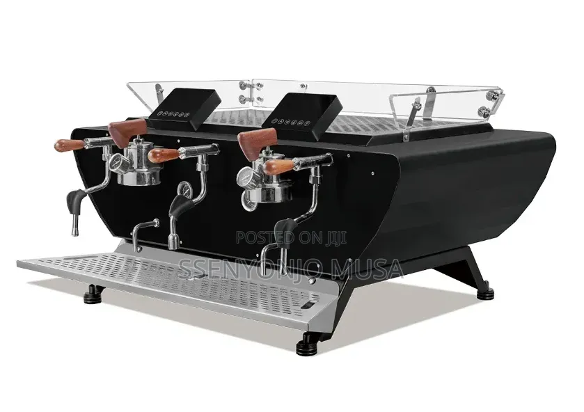 Commercial 2 Head Espresso Coffee Machine – Dual Boiler Semi-Automatic