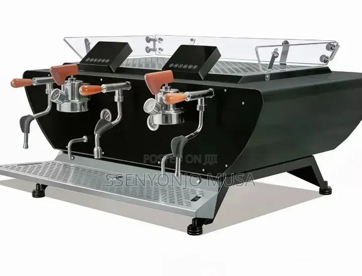 Commercial 2 Head Espresso Coffee Machine – Dual Boiler Semi-Automatic