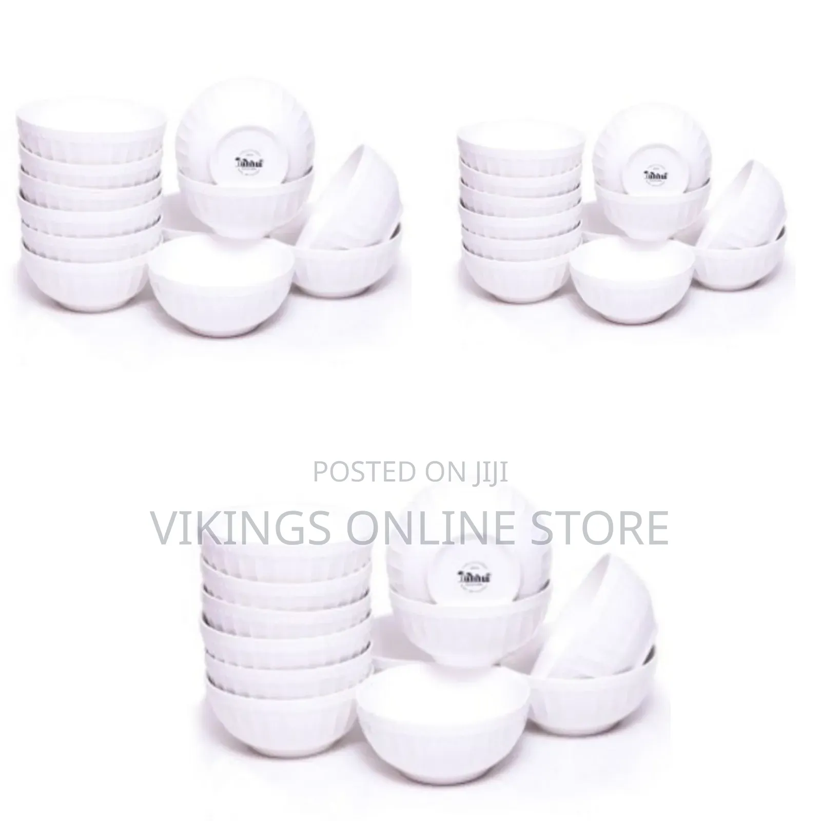 Other 12 Pieces of Soup Bowls- White