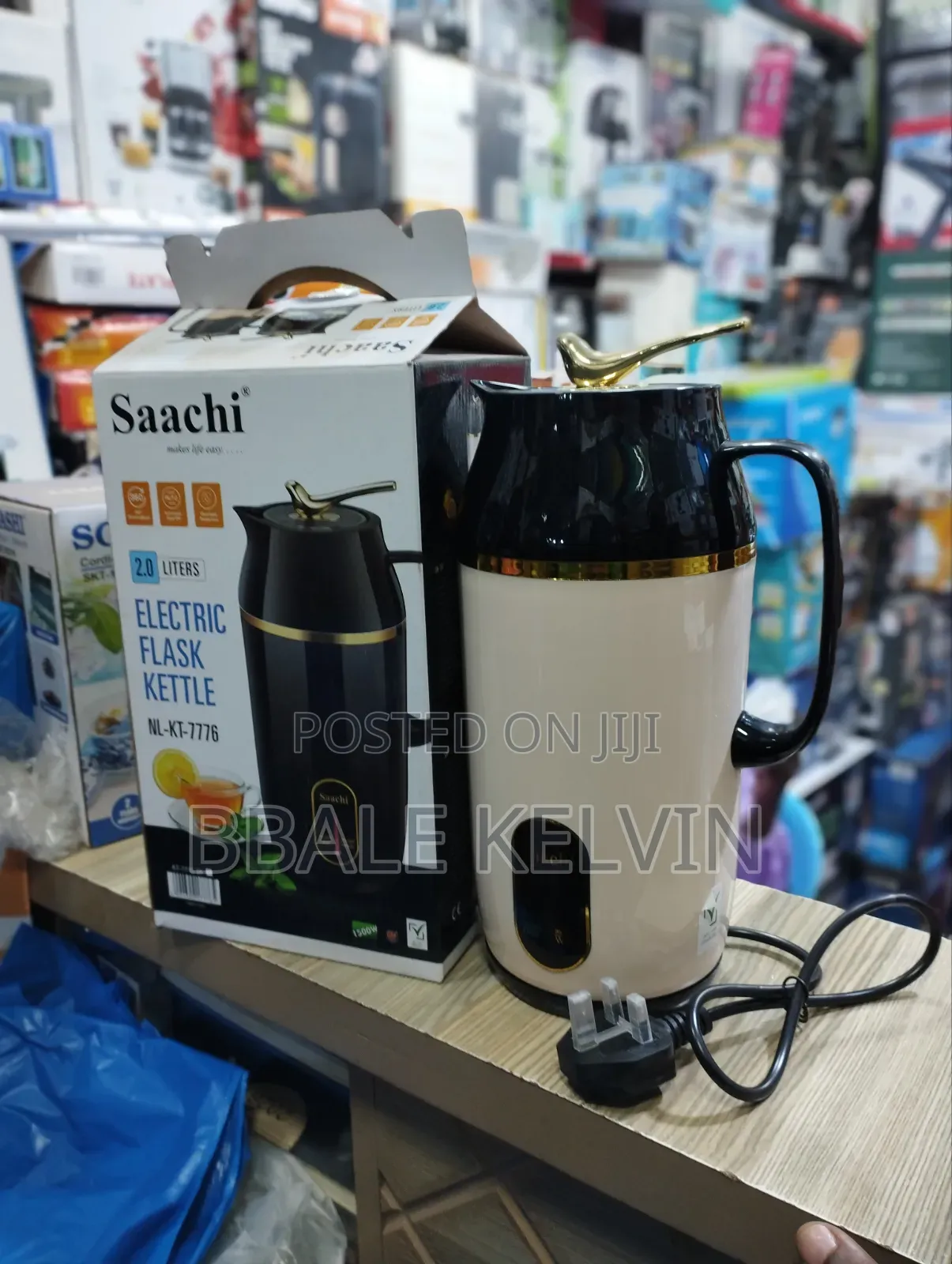 Saachi 2-in-1 Electric Flask Kettle